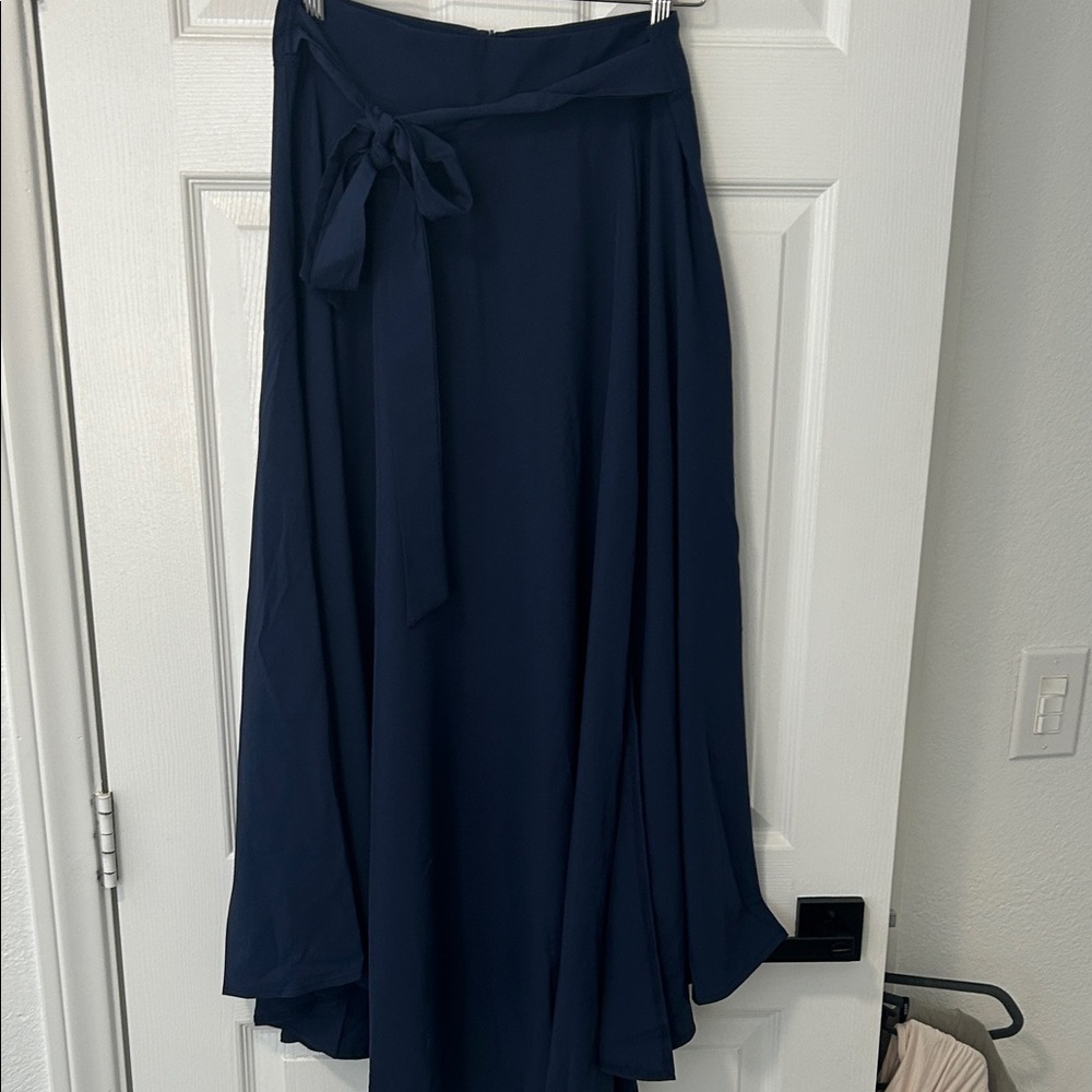 Chic Navy A-Line Women's Skirt